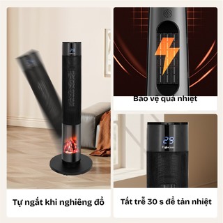 Quạt Sưởi Gốm Fujihome FH1950 – Bảo Vệ Quá Nhiệt, Cảm Biến Nghiêng An Toàn