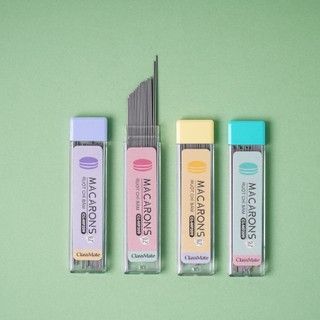 Combo Bút Chì Kim Kèm Hộp Ngòi Chì 0.7mm CLASSMATE Macarons, Nét Bút Mịn, Đầu Bút Thiết Kế Quai Cài Tiện Lợi MP209