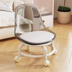 Ghế Ngồi Tựa Lưng Trong Suốt, Ghế Xoay Tựa Lưng Có Bánh Xe Xoay 360 độ
