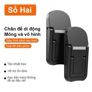2 Chân Đế Laptop Mini Có Thể Gập Lại, Bàn Phím Máy Tính Di Động Nâng Với 2 Góc Có Thể Điều Chỉnh, Chân Đế Notebook Vô Hì