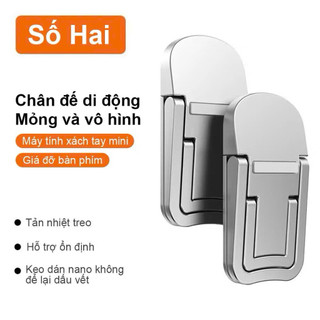 2 Chân Đế Laptop Mini Có Thể Gập Lại, Bàn Phím Máy Tính Di Động Nâng Với 2 Góc Có Thể Điều Chỉnh, Chân Đế Notebook Vô Hì