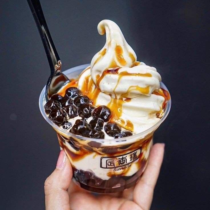 Trân Châu Đường Đen THƯỢNG HẠNG Có Vị Ngọt LONG PHÚ Gói 2kg - Topping Nguyên Liệu Làm Trà Sữa