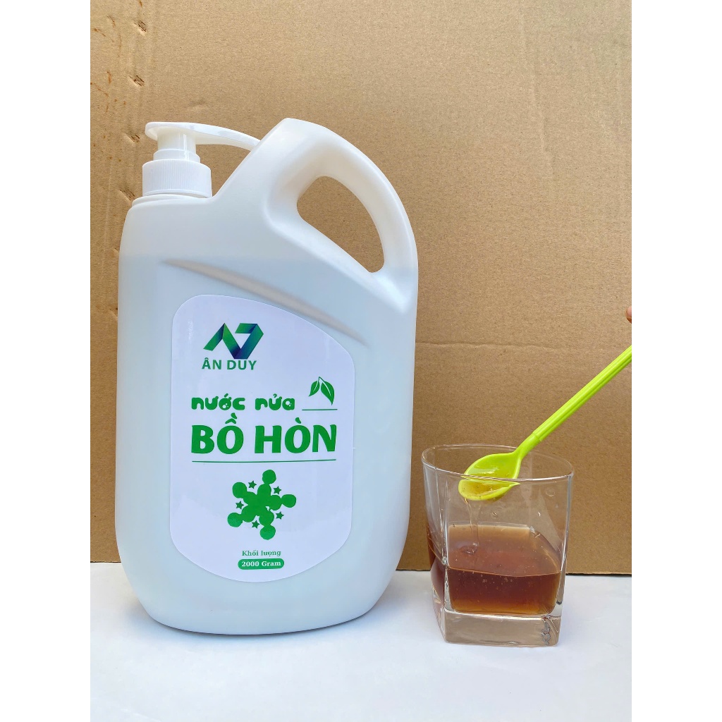 Nước rửa Bồ Hòn 2000g, RỬA BÌNH SỮA, DỤNG CỤ NHÀ BẾP.