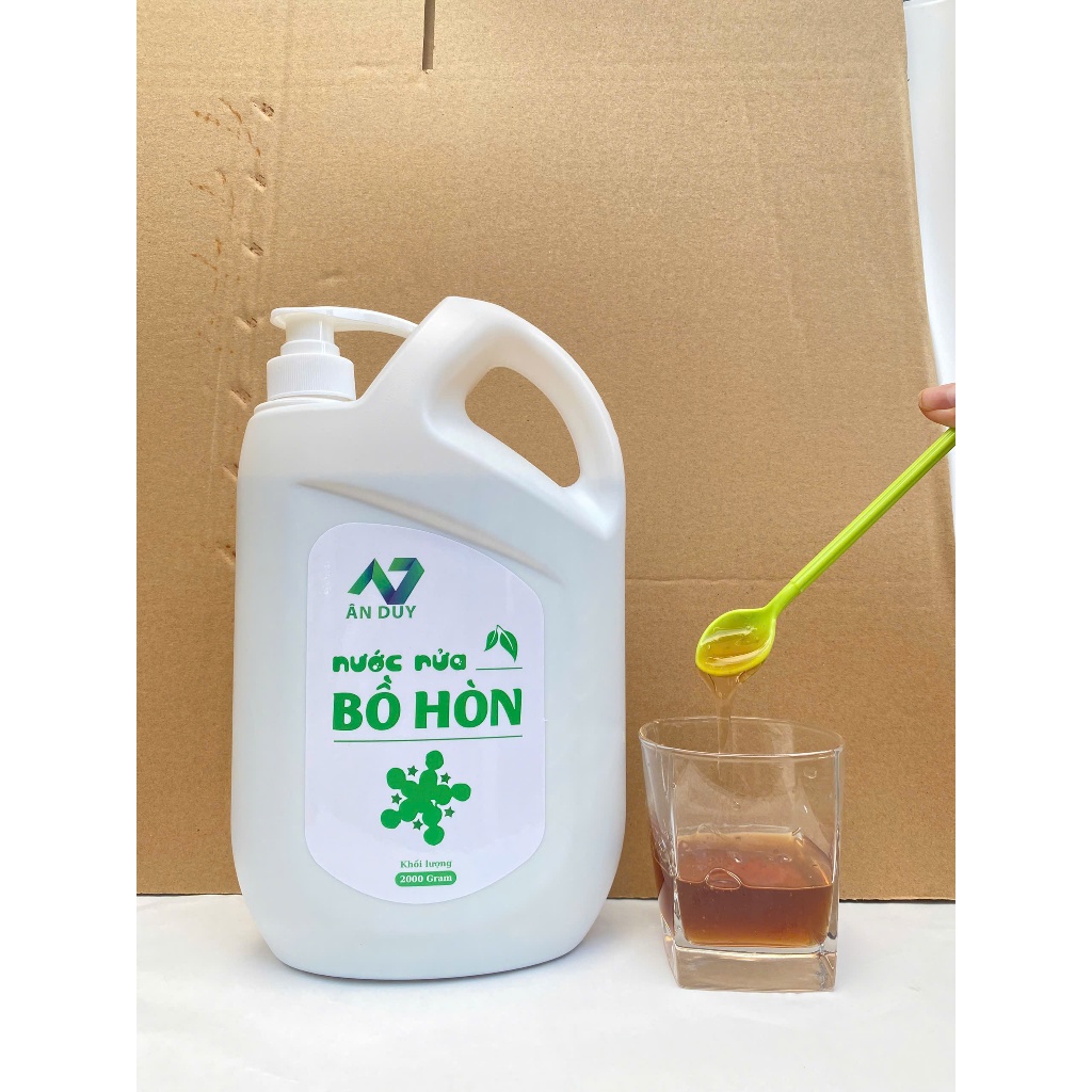 Nước rửa Bồ Hòn 2000g, RỬA BÌNH SỮA, DỤNG CỤ NHÀ BẾP.