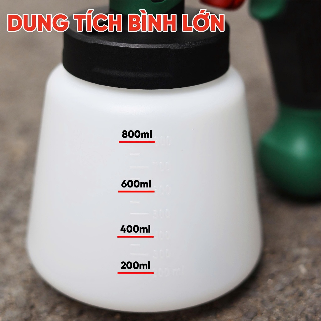 [NEW] Máy Phun Sơn điện Workfix 800ml WF-SPS800, Phun Sơn 600W Cực Mượt, Tặng 3 Béc Phun 1.0/ 1.5/ 2.2 mm