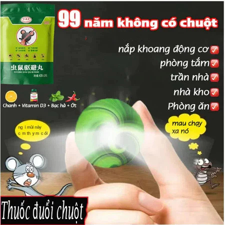 đuổi chuột và côn trùng có khả năng khử mùi chống nấm mốc - Dùng được cho cả nhà bếp và kho chứa đồ