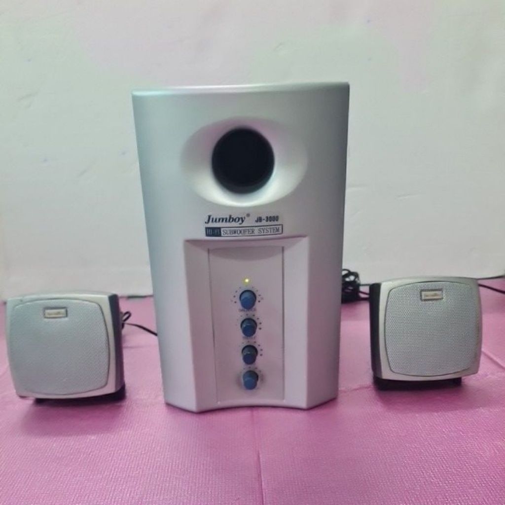 Bộ loa vi tính 2.1 JUMBOY model: JB3000, đã gắn BLUETOOTH 5.0, vỏ sơn ...