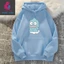 Áo Hoodie Trẻ Em Nỉ Cotton Mềm Mại, Thiết Kế Hình Cá Xanh Mỏ Hồng Đáng Yêu Thu Đông (M 315)