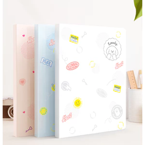 Bìa Lá Đựng Tài Liệu A4 Deli 30/40/60 Lá Màu Pastel Dễ Thương, Phù Hợp Học Sinh & Văn Phòng