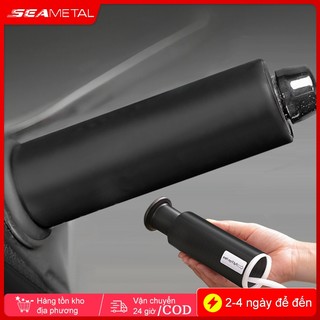 SEAMETAL Tự Thu Nhỏ Tay Lái Xe Máy Bao Silicon Chống Trơn Trượt Chống Rung Tay Cầm Bao Tay