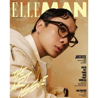 Tạp chí - ELLEMAN 10/2025 - Bìa JustaTee - Steven Nguyễn - The Art Issue - Bìa 1 & 2