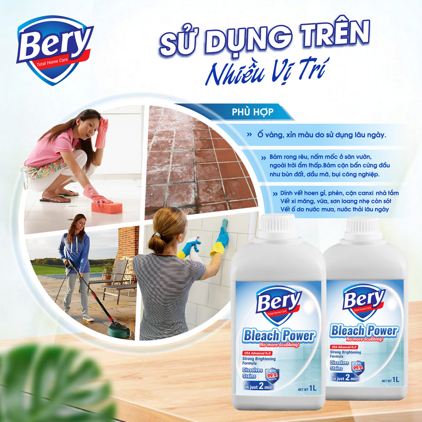 Chất Lượng Dung Dịch Vệ Sinh Đa Năng Bery 1000Ml Làm Sạch Sànhà Bếp