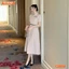 Đầm thiết kế BEMINE cổ đức khóa kéo trước dáng chữ A phù hợp đi làm-MT11127