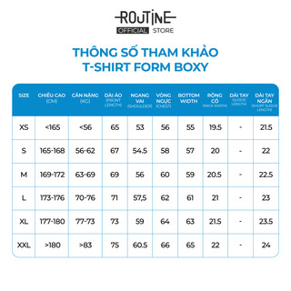 Áo Thun Tay Ngắn Nam Hình In Form Boxy - Routine 10F25TSS018
