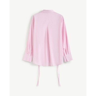 Áo Sơ Mi Tay Dài Nữ Kẻ Sọc Form Loose - Routine 10F25SHLW008