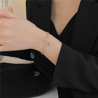 [🔥XƯỞNG SALE 6K 🔥] Lắc Tay Mạ Bạc Họa Tiết Hoa Hồng Siêu Xinh Cho Nữ B150
