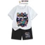 Bộ Cotton Trẻ Em ROBLOX, Vải Cotton Chính Phẩm Siêu Mát Co Dãn 4 Chiều, Size 7-32kg, KING COTTON