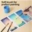 Bộ Cọ Vẽ Màu Nước Acrylic Gouache Chuyên Nghiệp Deli Set 3/5/10 Cọ Vẽ Đầu Tròn Nhiều Kích Thước Lựa Chọn