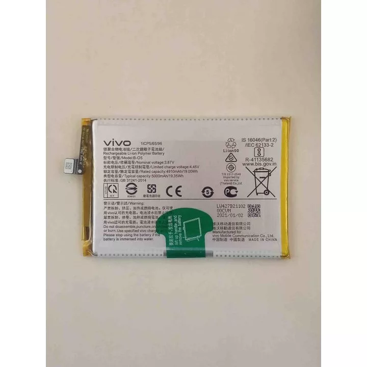 Pin Vivo Y3S / Y12A / Y12S / Y20 / Y20S mã B-O5 zin cũ bóc máy vẫn dùng tốt