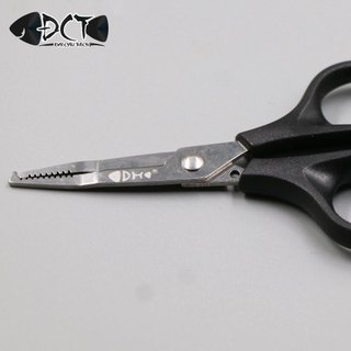 Kéo Câu Cá Dahe – Thép Không Gỉ 2Cr13, Mũi Nhọn Răng Cưa, Cắt Dây PE/Nylon, Nhỏ Gọn Mang Theo