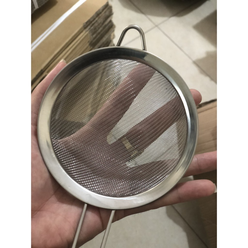 Combo séc 3 Rây Lọc Cháo inox, Dụng Cụ lọc chảo.mẻ, vớt đồ ăn.