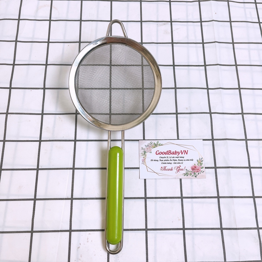 Combo séc 3 Rây Lọc Cháo inox, Dụng Cụ lọc chảo.mẻ, vớt đồ ăn.