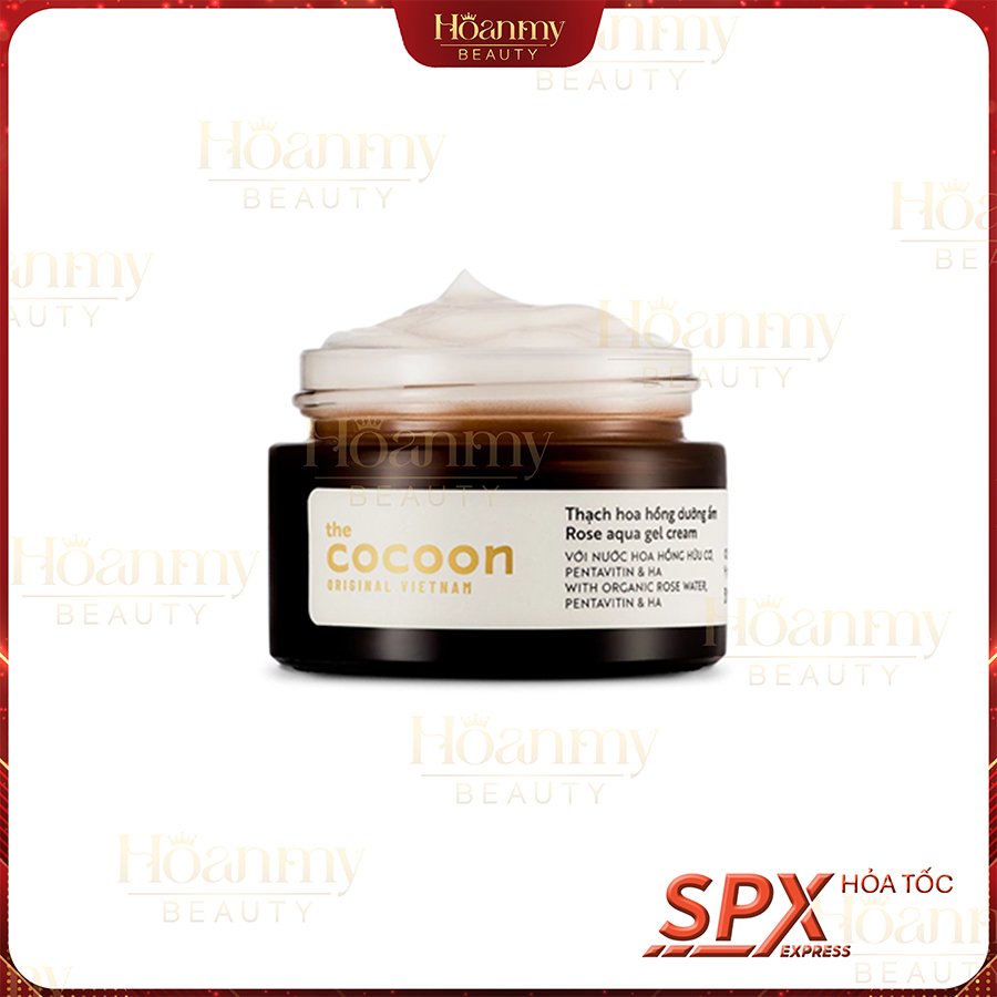 Thạch hoa hồng dưỡng ẩm cocoon 100ml (kem dưỡng ẩm)