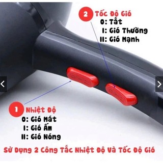 Máy Sấy Tóc 2 Chiều Nóng Lạnh , Máy sấy Công Suất Lớn chuyên dụng cho salon, Máy sấy tóc gió mạnh