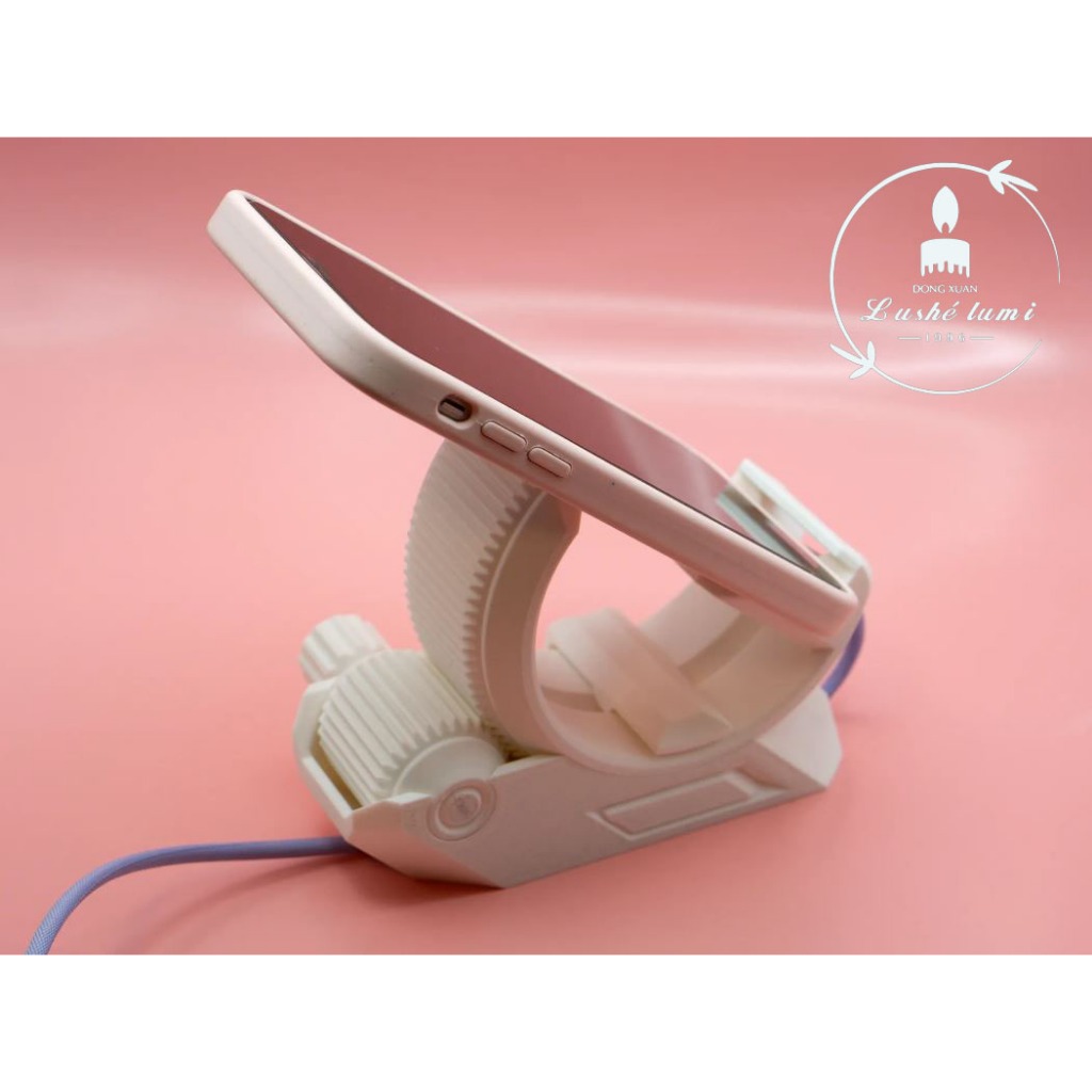 Giá đỡ điện thoại bánh răng – In 3D điều chỉnh góc linh hoạt (có hàng sau 2 ngày)