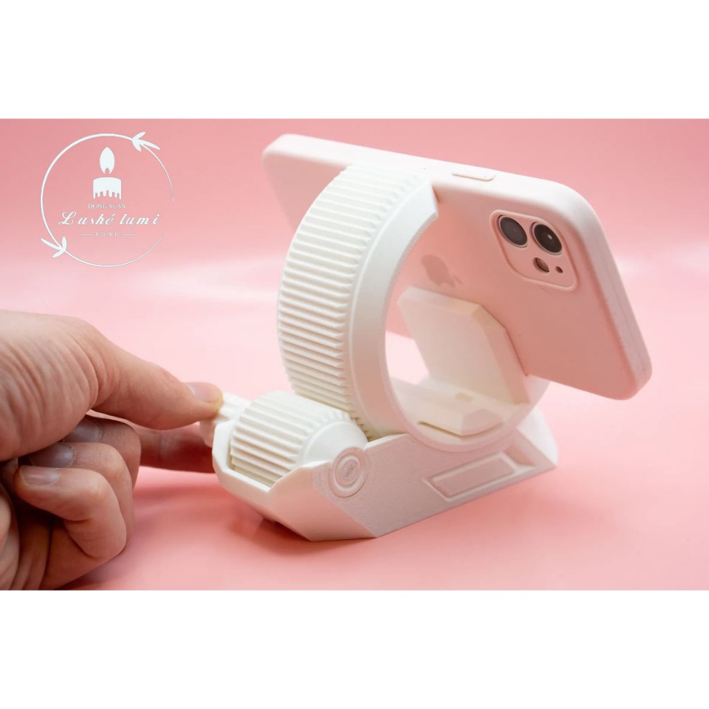 Giá đỡ điện thoại bánh răng – In 3D điều chỉnh góc linh hoạt (có hàng sau 2 ngày)
