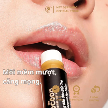 Son dưỡng dầu dừa Bến Tre Cocoon 5g Mỹ phẩm Nét Đẹp Vàng