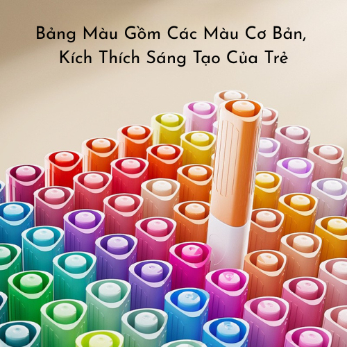 Hộp Bút Acrylic Marker 12/24/36/48 Màu Ngòi 2 mm, Màu Acrylic Marker Hiệu ENMY, Viết Được Trên Nhiều Chất Liệu