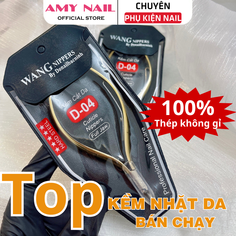 [DEAL HỜI] Kềm Nhặt Da Mũi Bán Nguyệt WANG D-04 , Kìm Nail Thép Cứng Siêu Bén, Êm Tay, Dễ Sử Dụng, Dụng Cụ Làm Móng