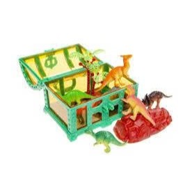 Mô hình đồ chơi khủng long thú mini có hộp nhựa đựng Toy (0023)