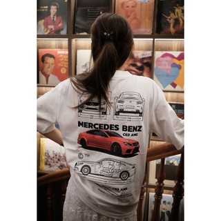 Áo Thun Nam Nữ TEEHOLIC Cotton Cao Cấp Xe Hơi Mercedes Phong Cách Retro Y2K - THSI105