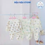 Set 3/5 Bộ Quần Áo Dài Tay Thu Đông Nỉ Cotton In hoạ tiết mềm mịn cho bé 5-15kg NC07 Đậu Đậu Store