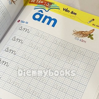 Sách- Bộ 5 Quyển Luyện Viết Tập Tô Chữ Số Cho Bé Mẫu Giáo Chuẩn Bị Vào Lớp 1 Từ 4 5 6 Tuổi Có Mã QR Hướng Dẫn Viết
