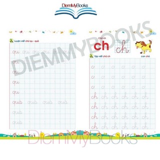 Sách- Bộ 3 Quyển Luyện Viết Rèn Kĩ Năng Viết Chữ Viết Đúng Viết Đẹp Cho Bé Chuẩn Bị Vào Lớp 1 Tập Tô Chữ Số Mầm Non