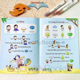Sách- Bộ 2 Quyển Tập Nói Tập Đọc - Đồng Dao-Truyện Cho Bé - Giúp Bé Phát Triển Tư Duy Ngôn Ngữ Hình Ảnh Và Giao Tiếp