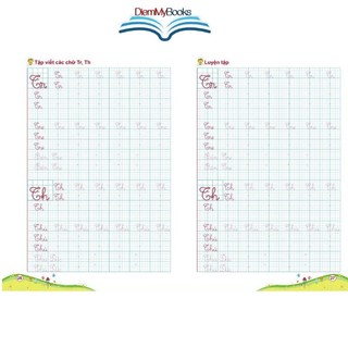 Sách- Combo 2 quyển Vở luyện viết tập tô chữ cỡ chữ nhỏ theo chương trình mới dành cho bé lớp 1