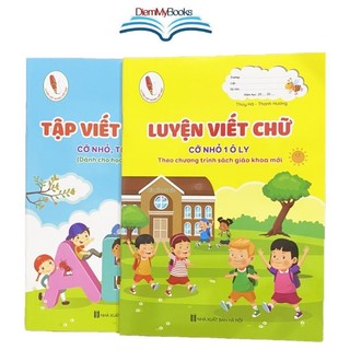 Sách- Combo 2 quyển Vở luyện viết tập tô chữ cỡ chữ nhỏ theo chương trình mới dành cho bé lớp 1