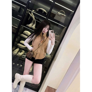 •𝙆𝙞𝙣𝙜𝙨𝙝𝙤𝙥𝙗𝙚𝙖𝙪𝙩𝙮•Áo Gile Phao Túi Khoá Lót Trám QCL1