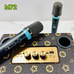 Loa Bluetooth M72 Pro Có Sẵn 2 Micro Không Dây Hát Karaoke Nghe Nhạc Bass Cực Đỉnh Đời Mới 2025 DC55 REMI OFFICIAL — ảnh 4