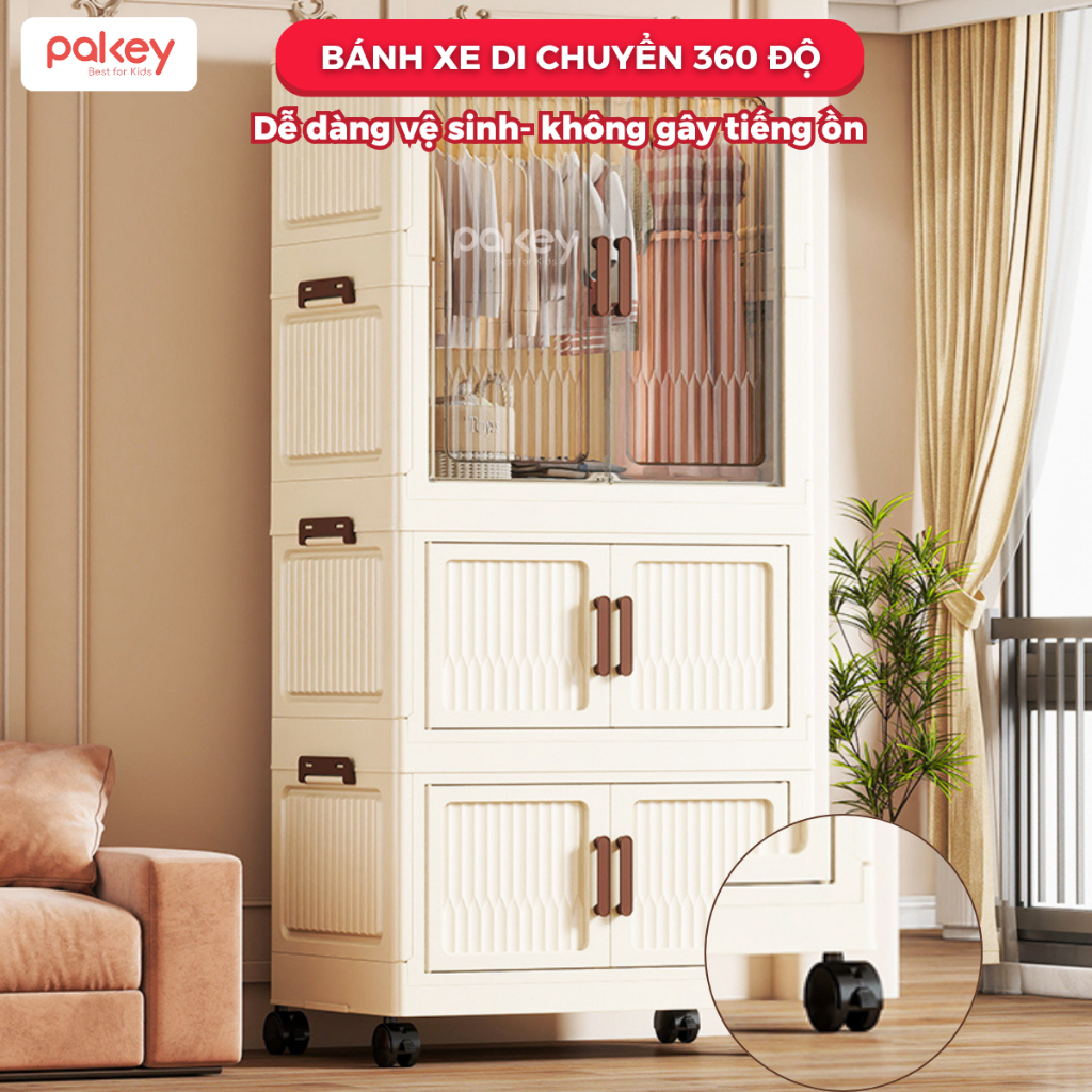 [SIÊU TỐC] Tủ Nhựa Đa Năng Đựng Đồ Cho Bé, Tủ Nhựa Mẫu Mới Có Ngăn Treo Lắp Ráp Dễ Dàng, Dày Dặn Chắc Chắn