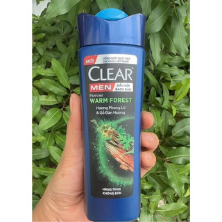 Combo 2 Chai Dầu gội sạch gàu phong lữ và gỗ đàn hương Clear Men 140g-Hàng tặng