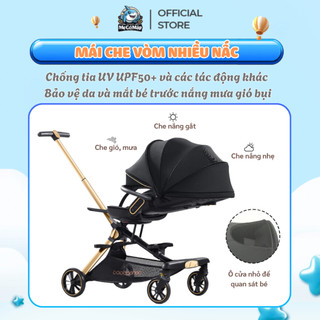 Xe Đẩy Cho Bé Baobaohao V16-C Chính Hãng, Xe Đẩy Gấp Gọn Xoay 2 Chiều Tiện Lợi, Giảm Rung Lắc Tối Đa