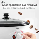 Máy Rang Hạt Cà Phê Ngũ Cốc Nồi Rang Tự Động Các Loại Hạt Đa Năng Tiện Lợi Công Suất 1200W AL 4137 — ảnh 8