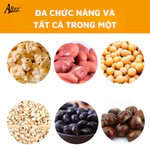 Máy Rang Hạt Cà Phê Ngũ Cốc Nồi Rang Tự Động Các Loại Hạt Đa Năng Tiện Lợi Công Suất 1200W AL 4137 — ảnh 3