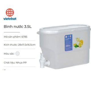 Bình nước có vòi, bình đựng nước để tủ lạnh cỡ lớn dung tích 3.5L - 39