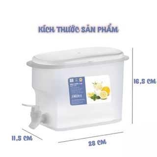 Bình nước có vòi, bình đựng nước để tủ lạnh cỡ lớn dung tích 3.5L - 39